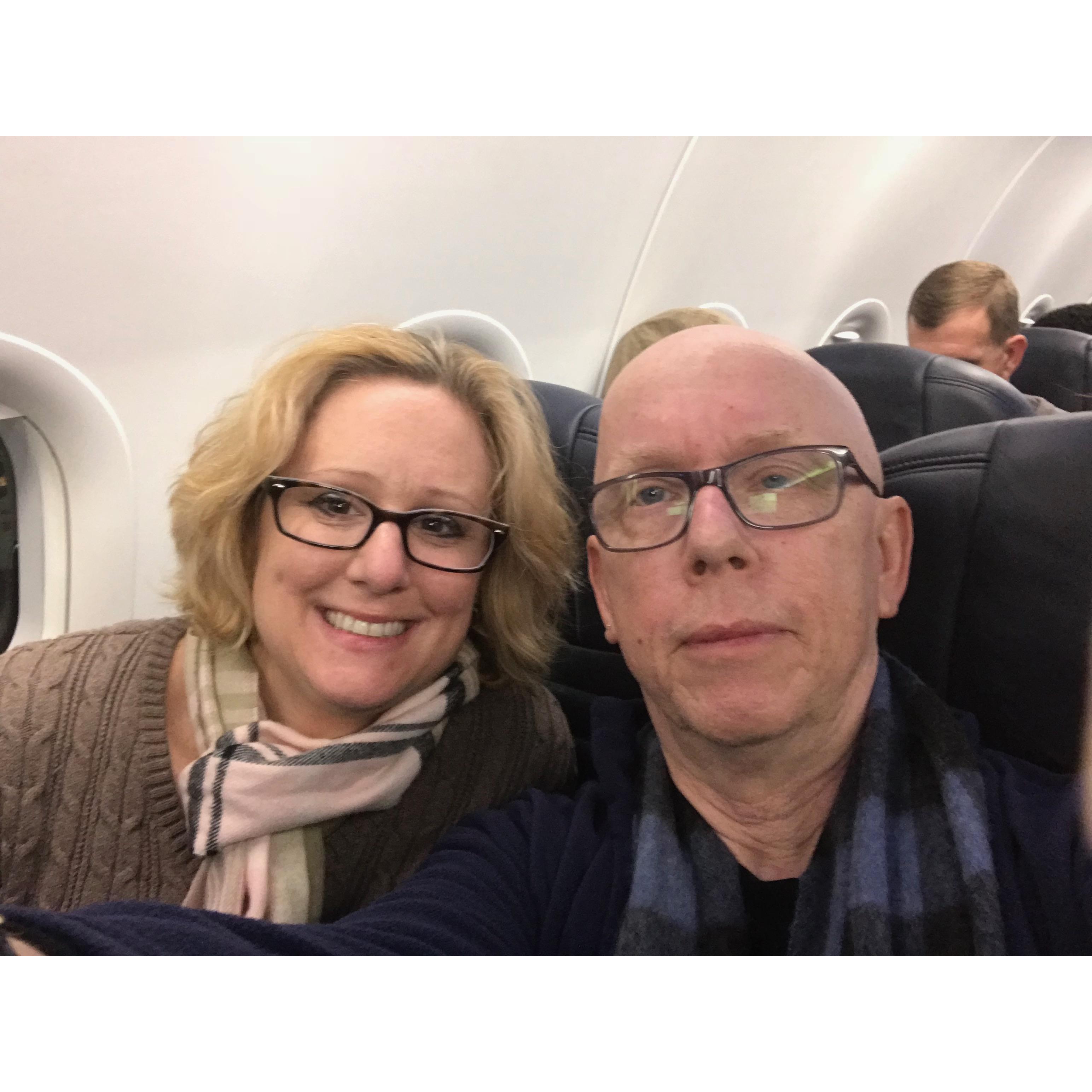 Going home to see the family for Christmas, 2017. So glad to be together!