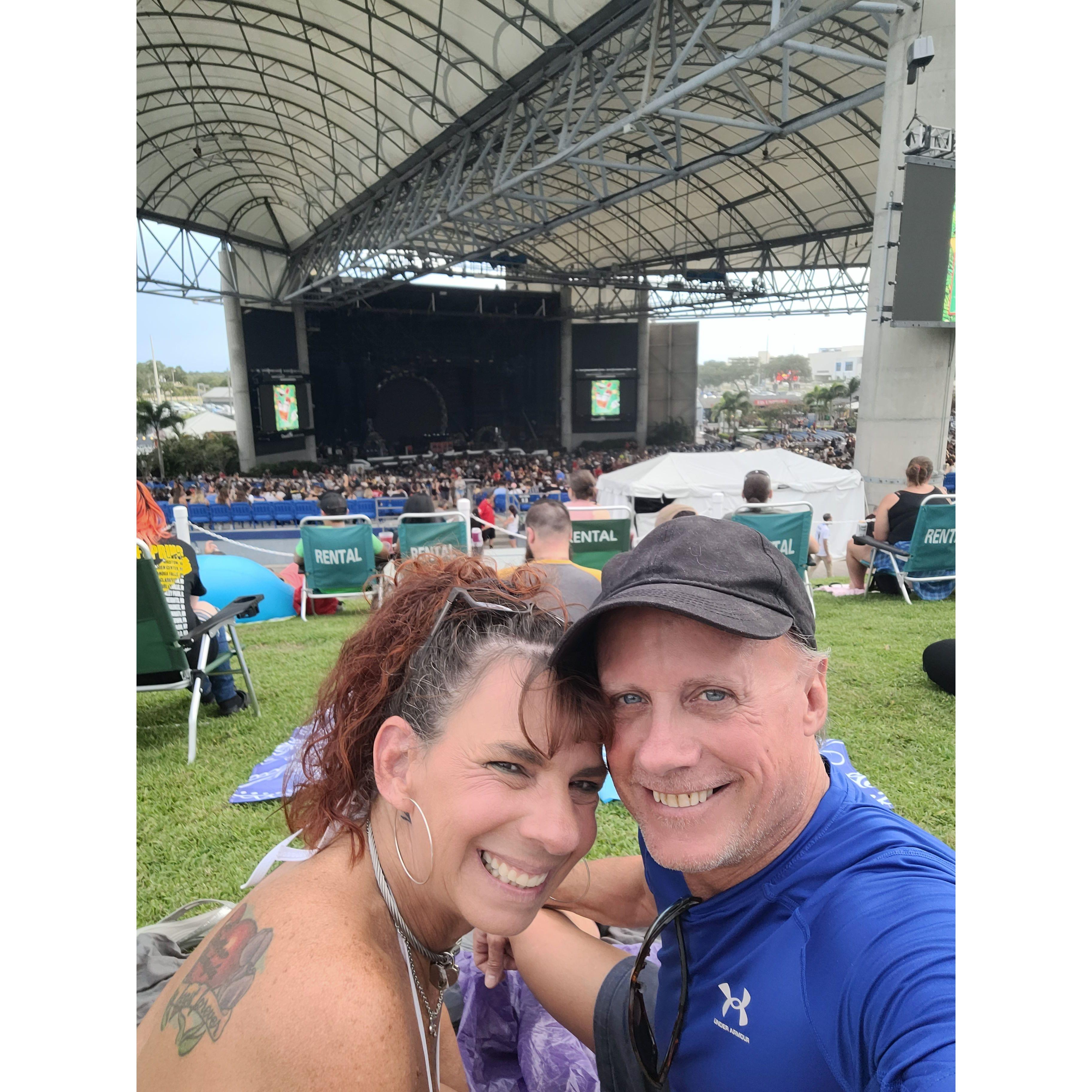 Having a blast listening to live concert music