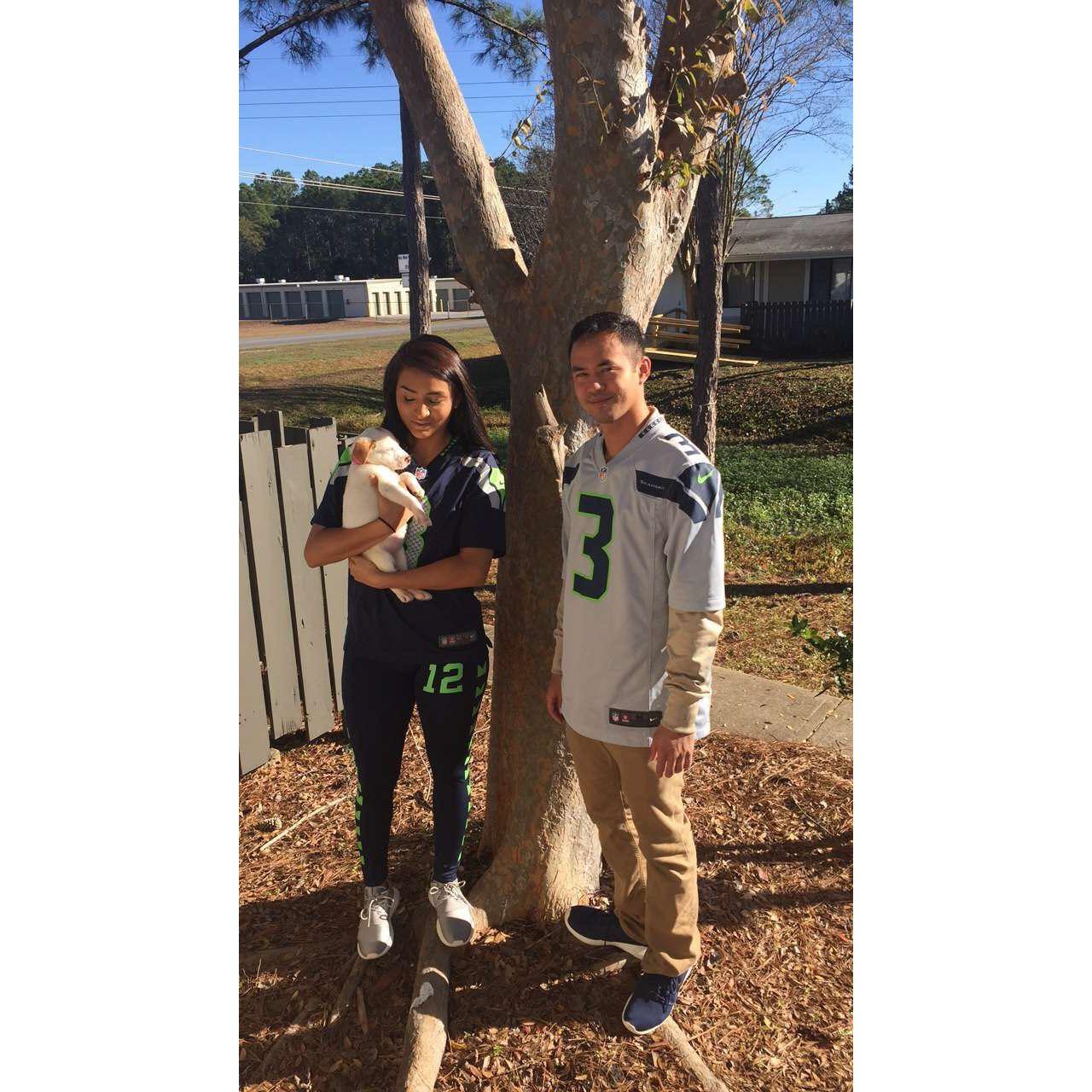 Our first Seahawks Game