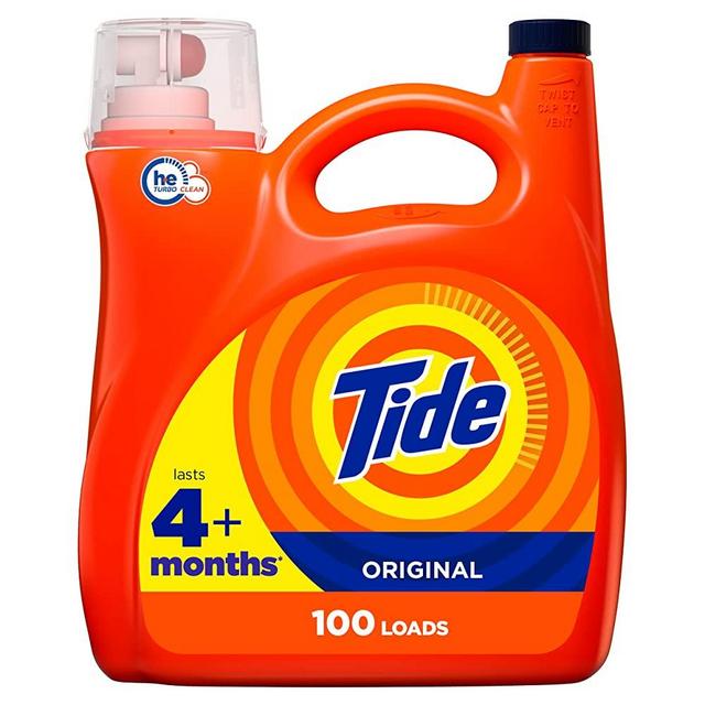 Tide Liquid Laundry Detergent, Original, 100 loads, 146 fl oz, HE Compatible