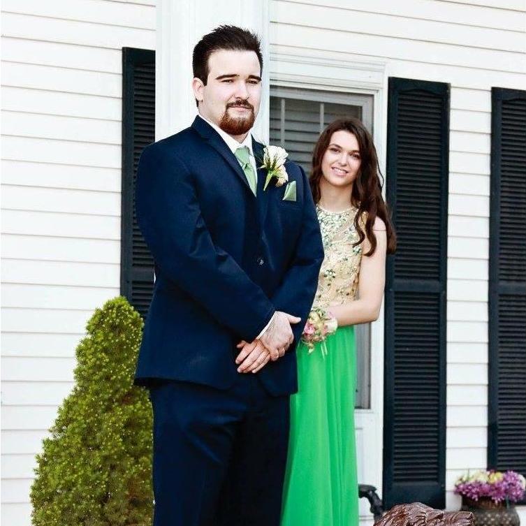 Christina's senior prom.