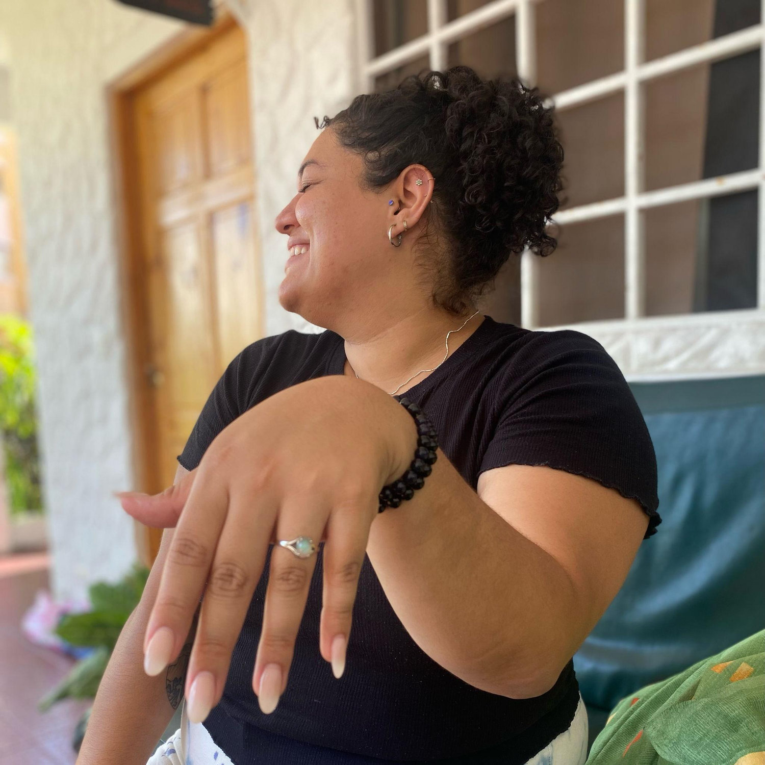 She said "Yes!"