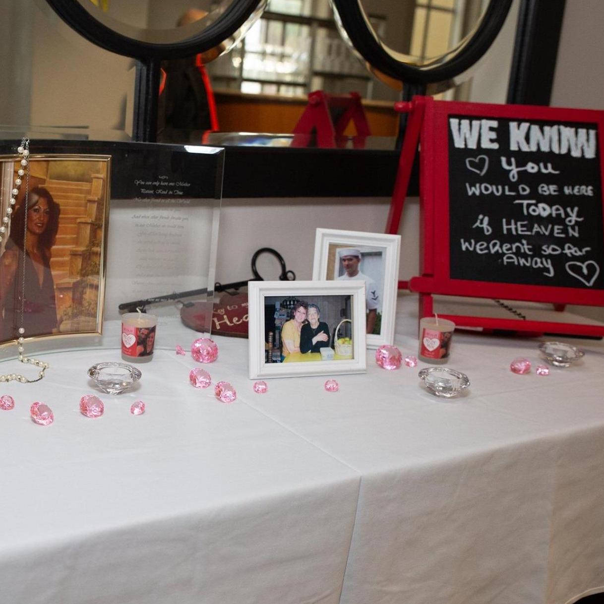 We know you would be here today if HEAVEN weren't so far away