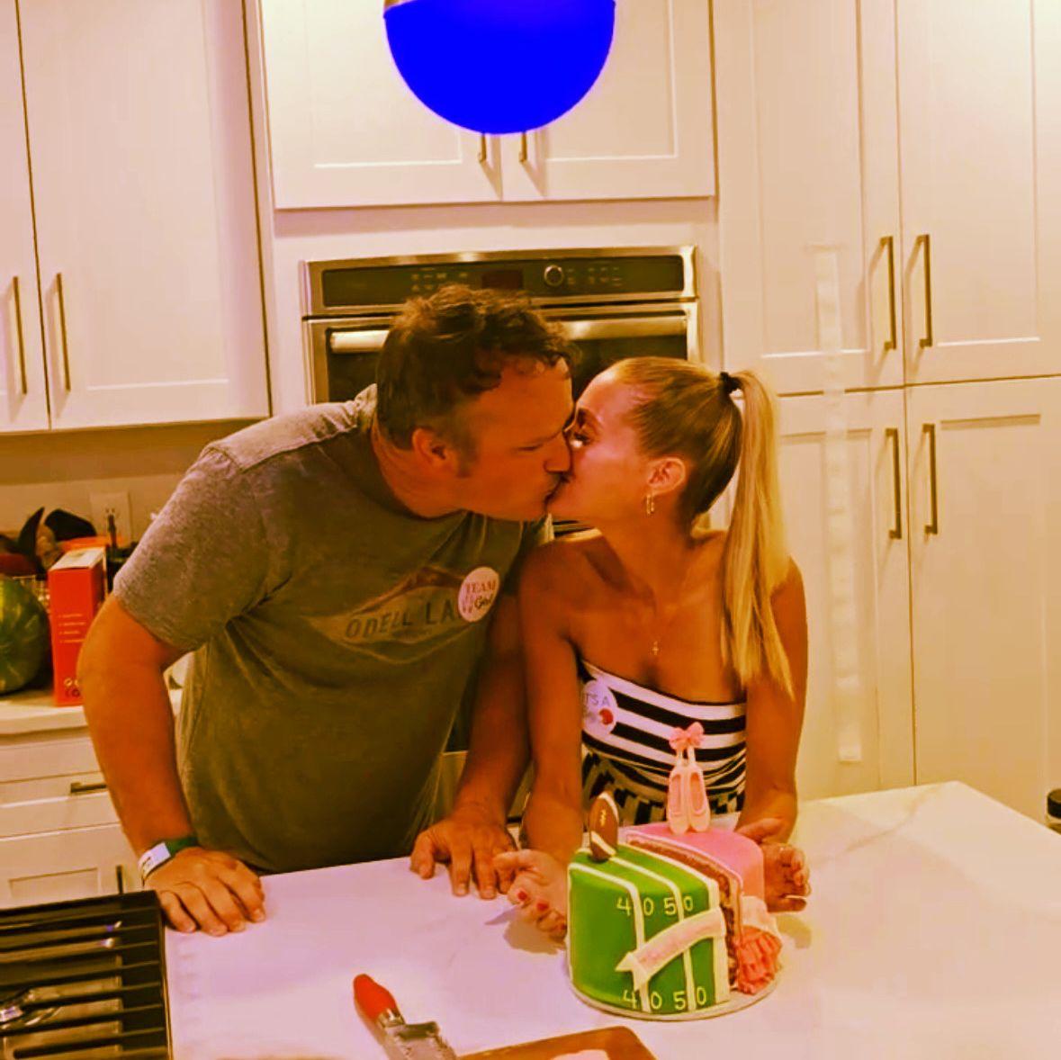 Londynn's gender reveal party - everyone was sooo shocked that it was a girl!