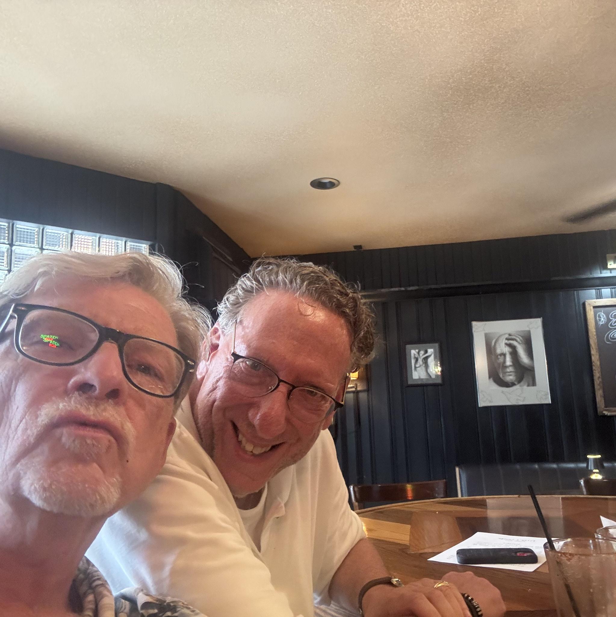 Hanging out in Mineral Point--great LGBT his in rural Wisconsin.