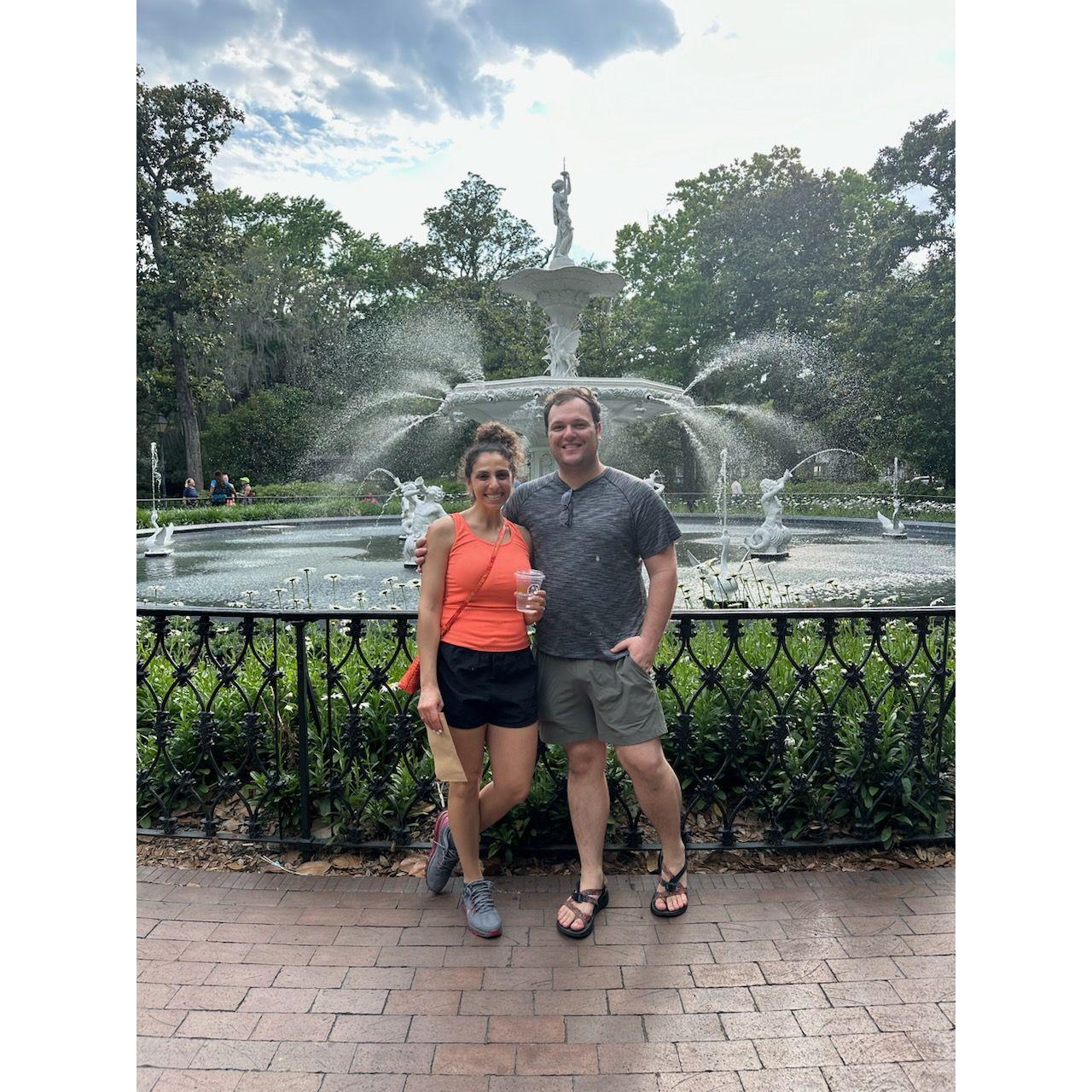 Immediately after Kent proposed in Savannah, GA