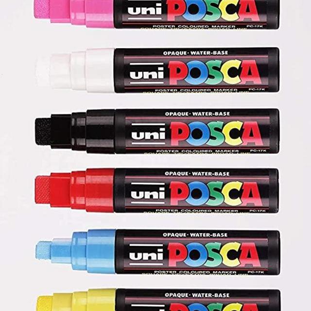 UNI POSCA PC-17K"FULL RANGE ALL 8 COLOURS"