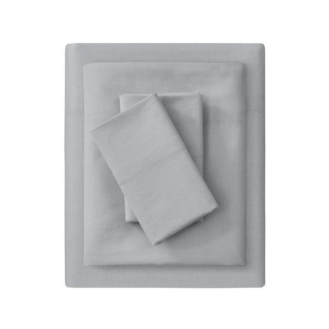 Beautyrest Oversized Flannel Queen Oversized Cotton Flannel Sheet Set, 4 Piece