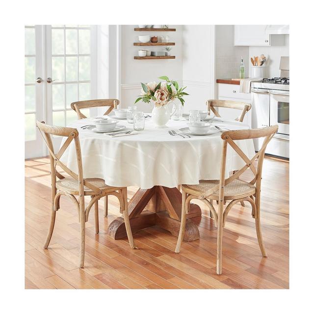 Elrene Elegance Plaid 90" Round Tablecloth