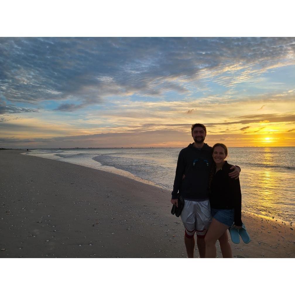 Beautiful sunset in Florida