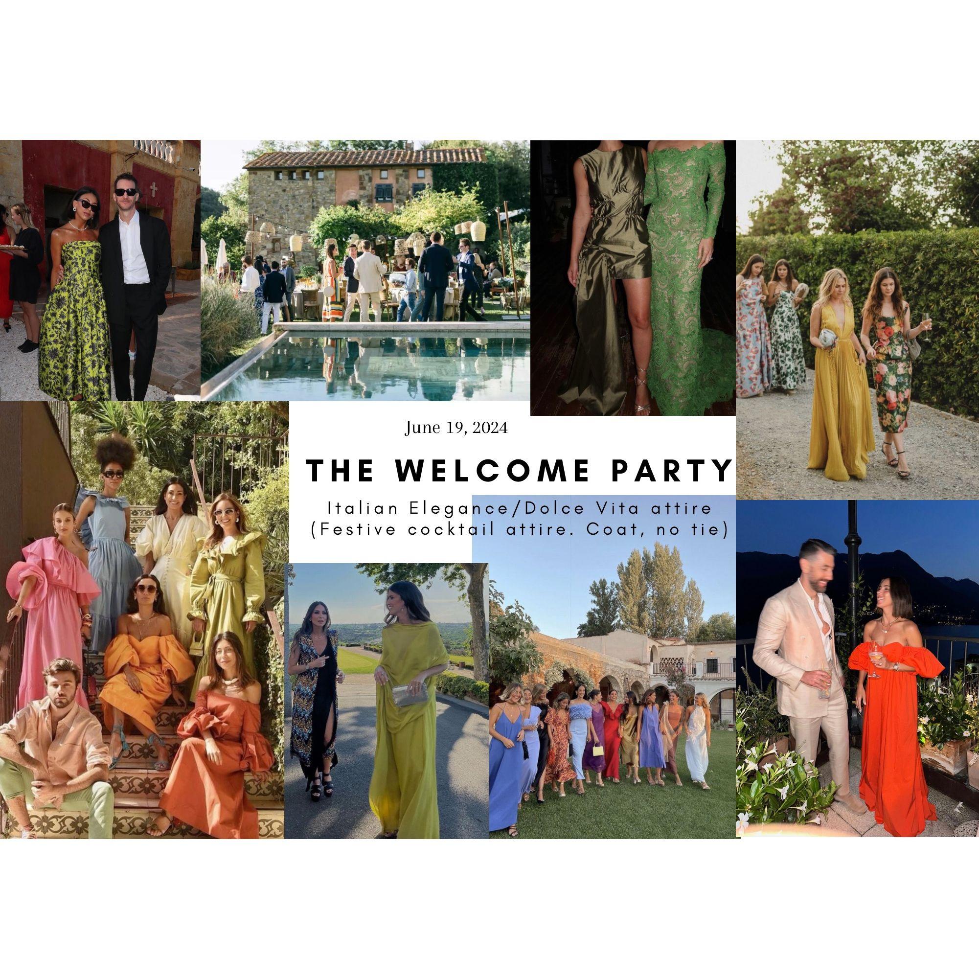 Welcome Party Moodboard