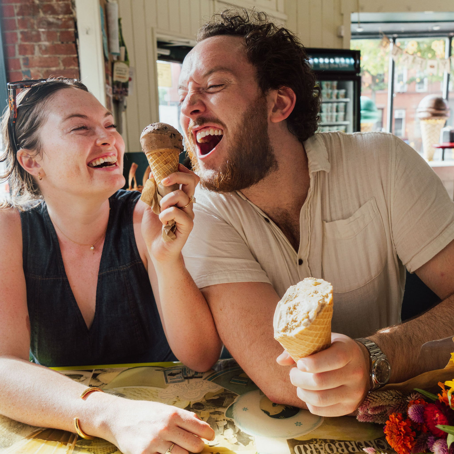 Anyone who knows Griff knows he loves his ice cream....