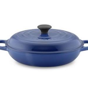 Le Creuset Signature Braiser, 3 1/2-Qt., Lapis