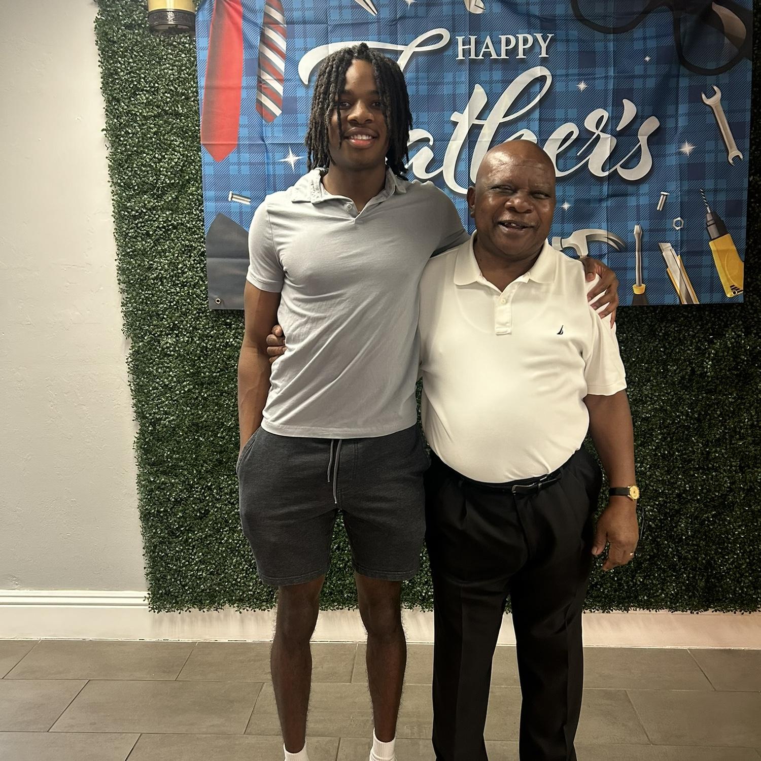 Nephew and grandpa