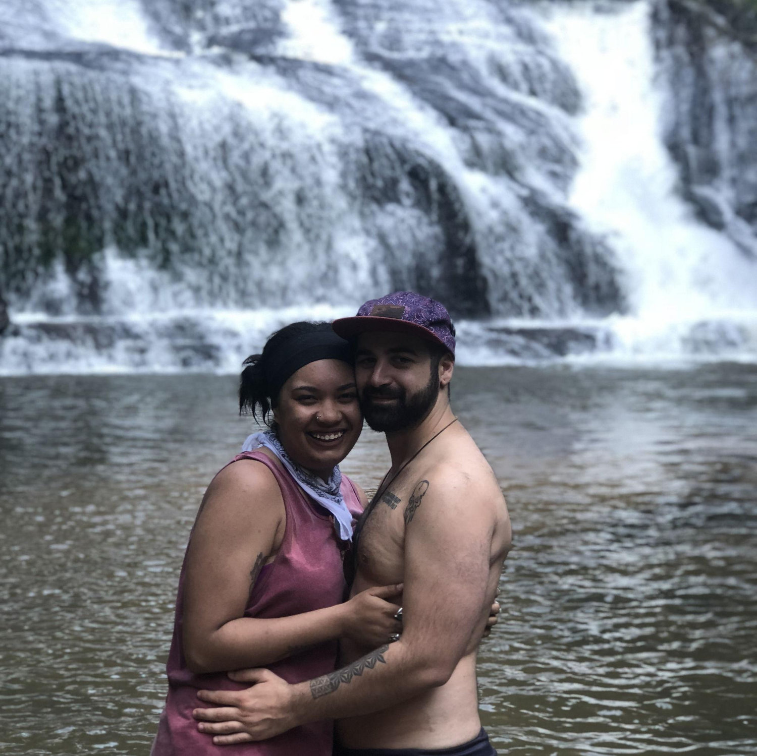Our first photo & GA hike together. 6/30/2018 <3