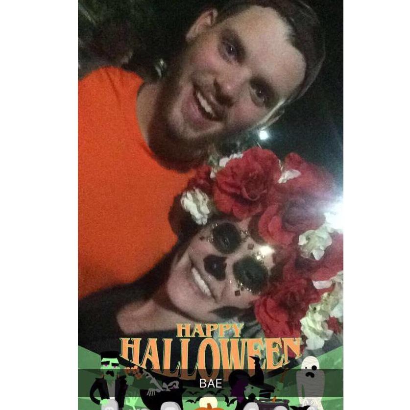 Julia & Stephen's first Halloween together after a TXST Symphony Orchestra concert!