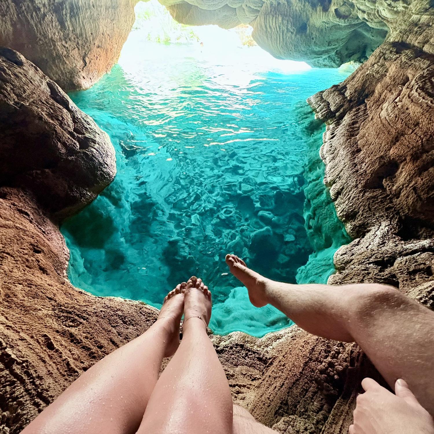 Inside of the cave that was worth hiking 9+ miles to-Strawberry AZ