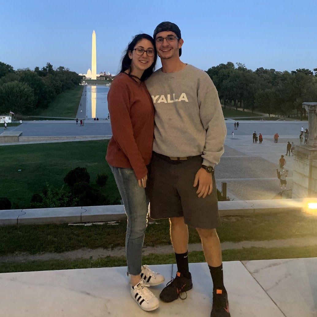 Noam's first trip to DC to visit Shaina - Oct. 2020