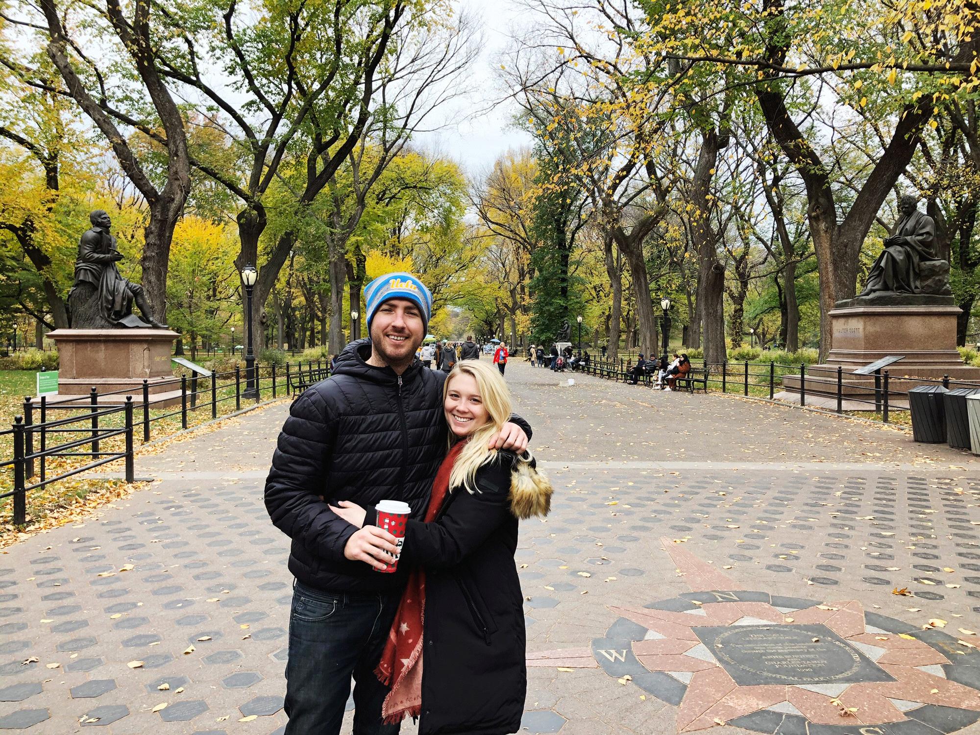 Strolling through Central Park