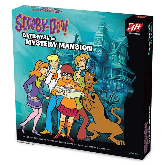 Avalon Hill Scooby Doo in Betrayal at Mystery Mansion | Official Scooby Doo + Betrayal at House on The Hill Board Game | Ages 8+