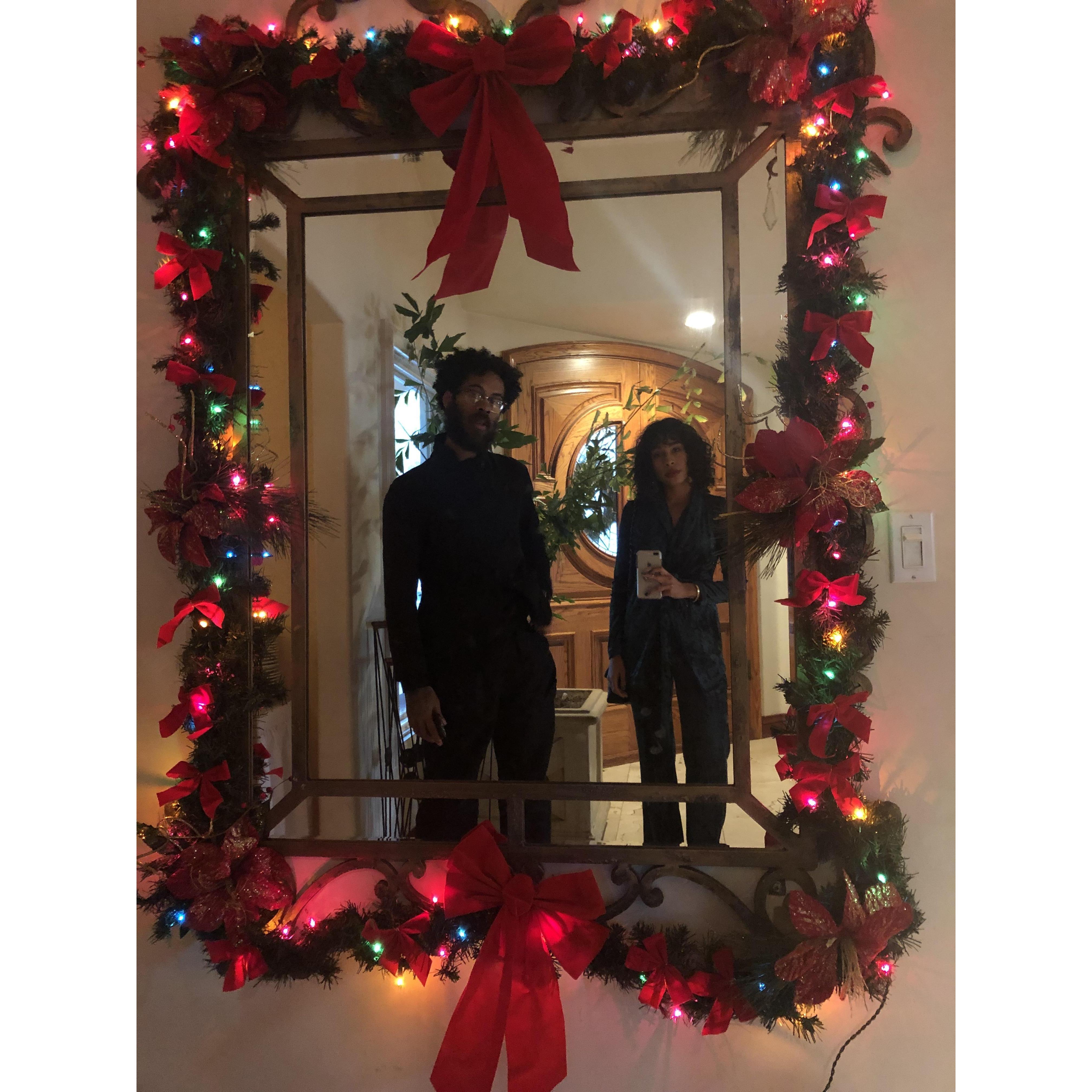 Our first Christmas together. 
2018