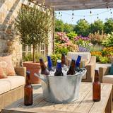 Galvanized Oval Beverage Tub