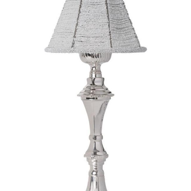 Beaded/Scalloped Tabletop Lamp