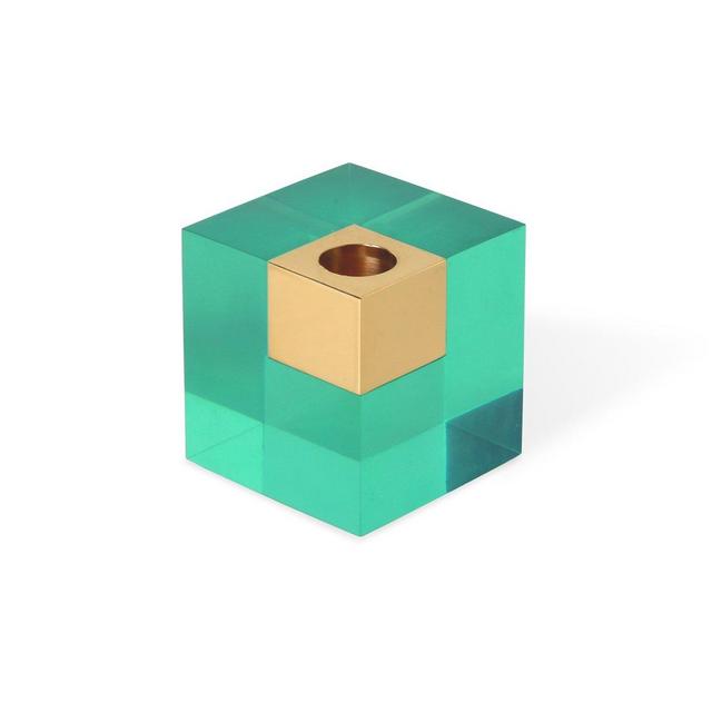 Small Green Monte Carlo Candle Holder