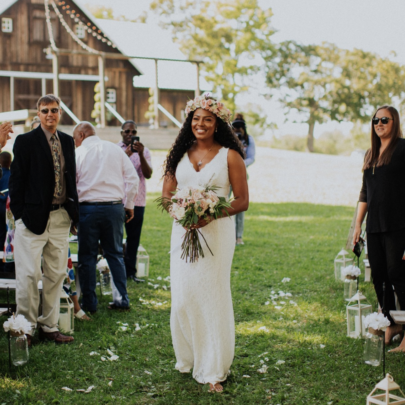 Walking down the Isle