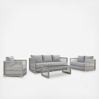Aura 4-Piece Outdoor Sofa Set