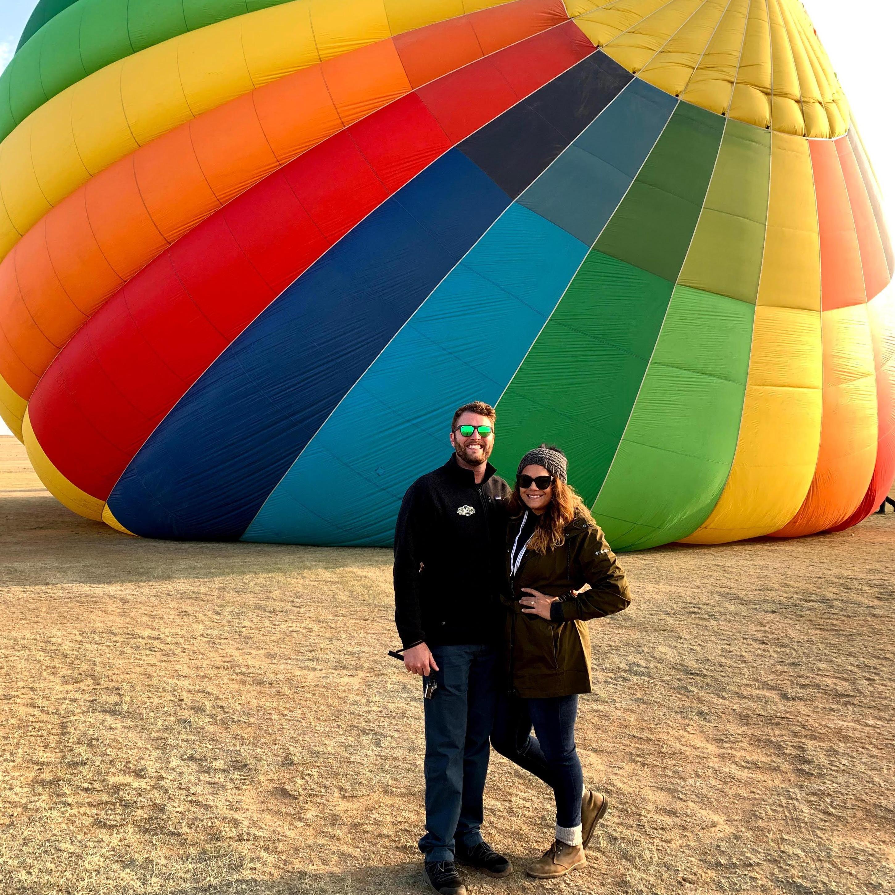Hot air-ballooning in Colorado.