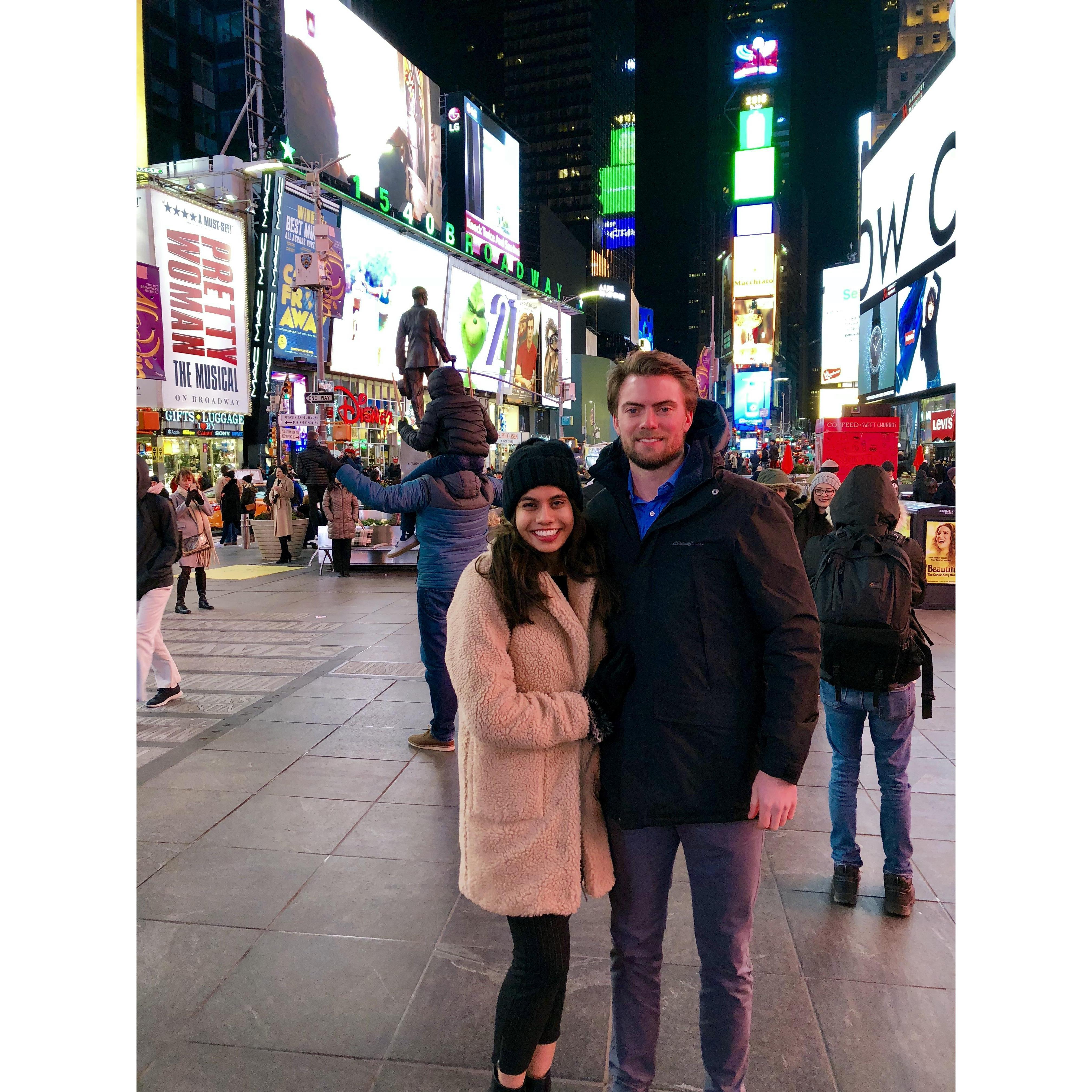 Winter 2018: Times Square, NYC