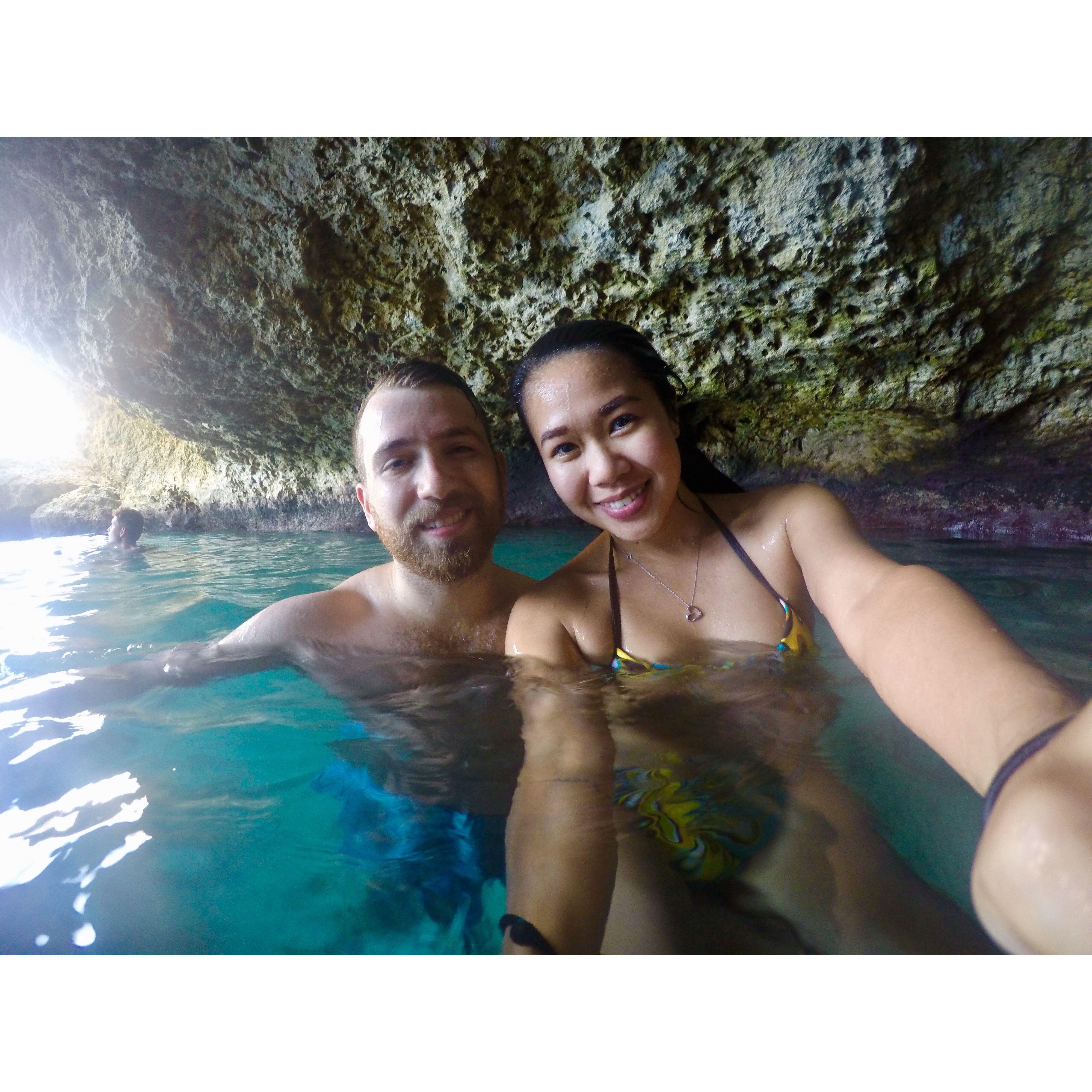 Oct 2017 - Explored and jumped into the natural cave in Aruba. Funny story: My heart was beating out of my chest at a 100mph but I pushed through for fear of being “chicken” in front of Matt.