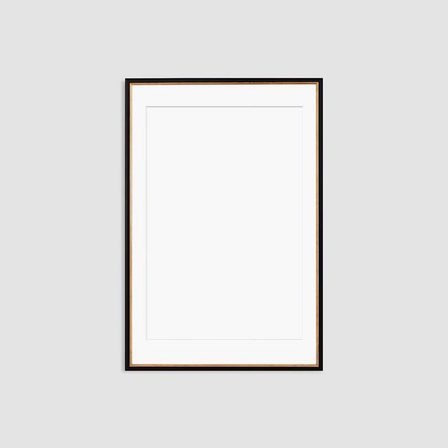 Certificate Frame, Black + Gold, 24"x36"