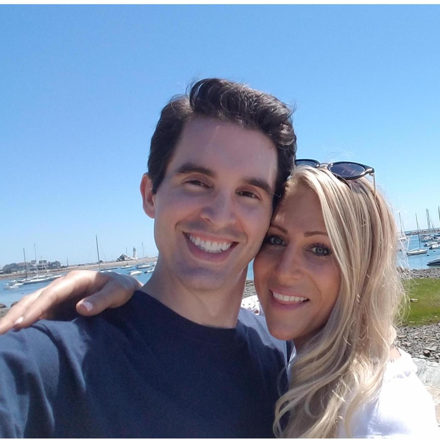 First time taking Kristin to the beach in my hometown in Scituate, MA.