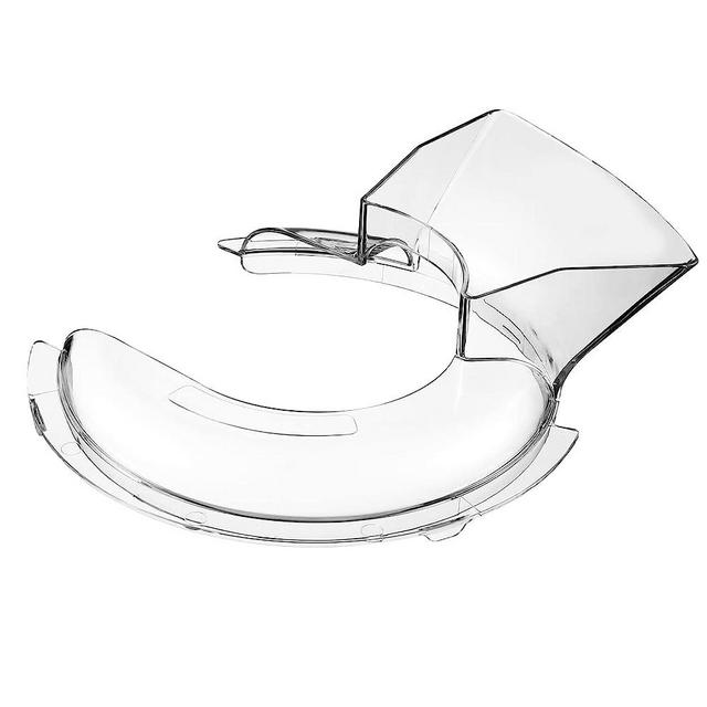 KN1PS Pouring Shield for KitchenAid 4.5Qt, W10616906 Splatter Guard Cover for Kitchen Aid Mixers Accessories, Pouring Chute for Kitchenaid Mixer,Only for Stainless Steel Bowl (8.2''diam)