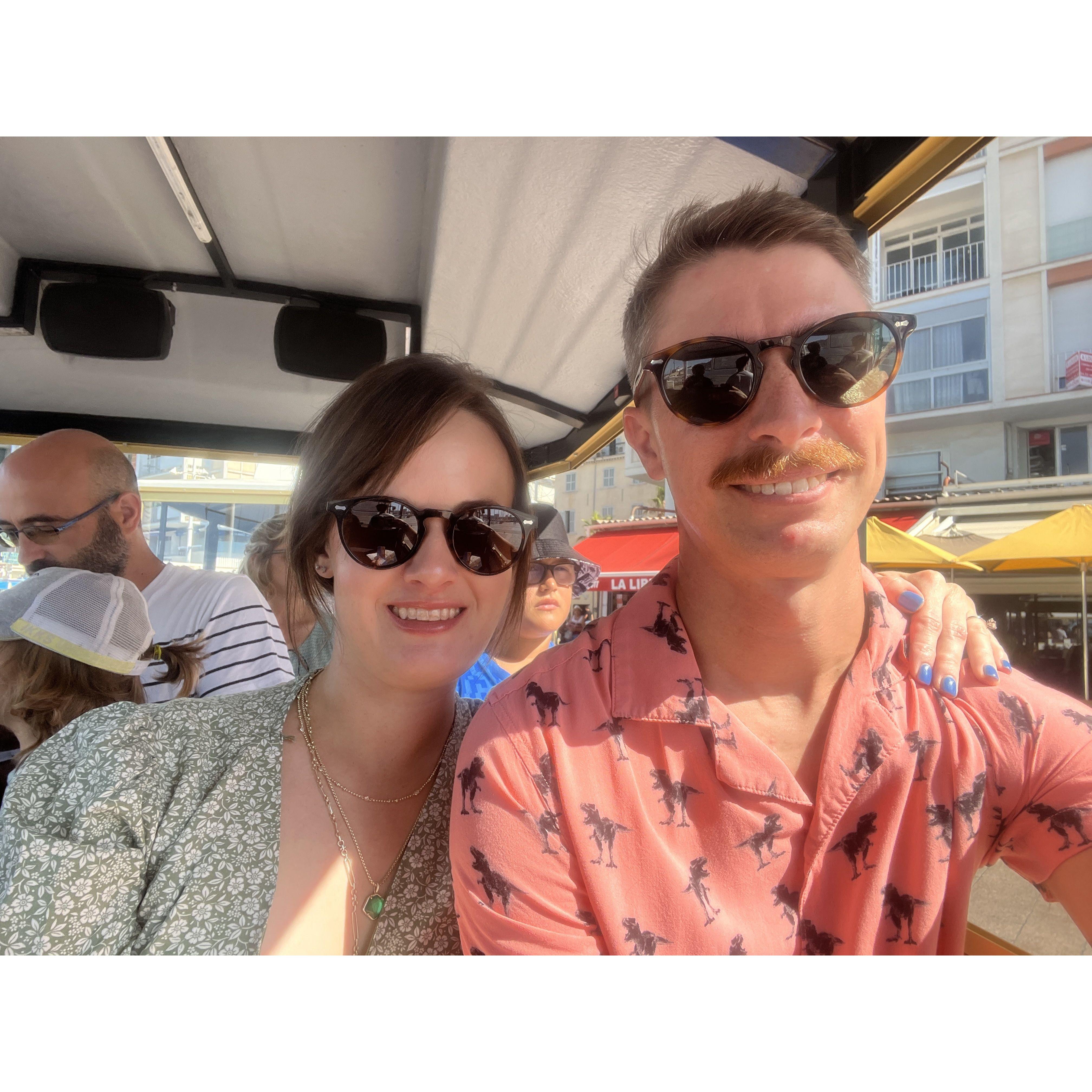 On our way to see what all the talk about Aperol Spritz is about: Toulon, France Aug 2023