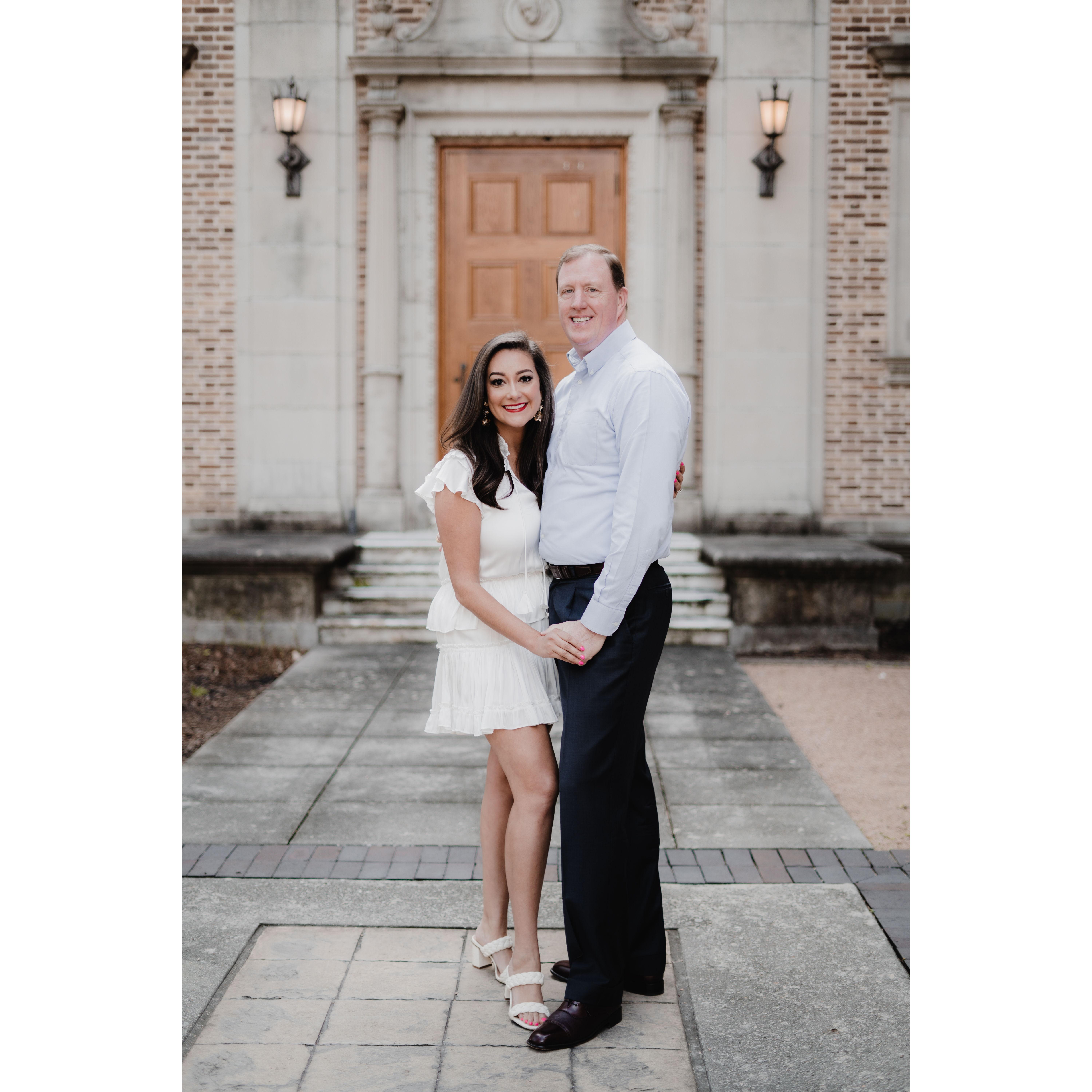 Picture right outside the Houston Library downtown.