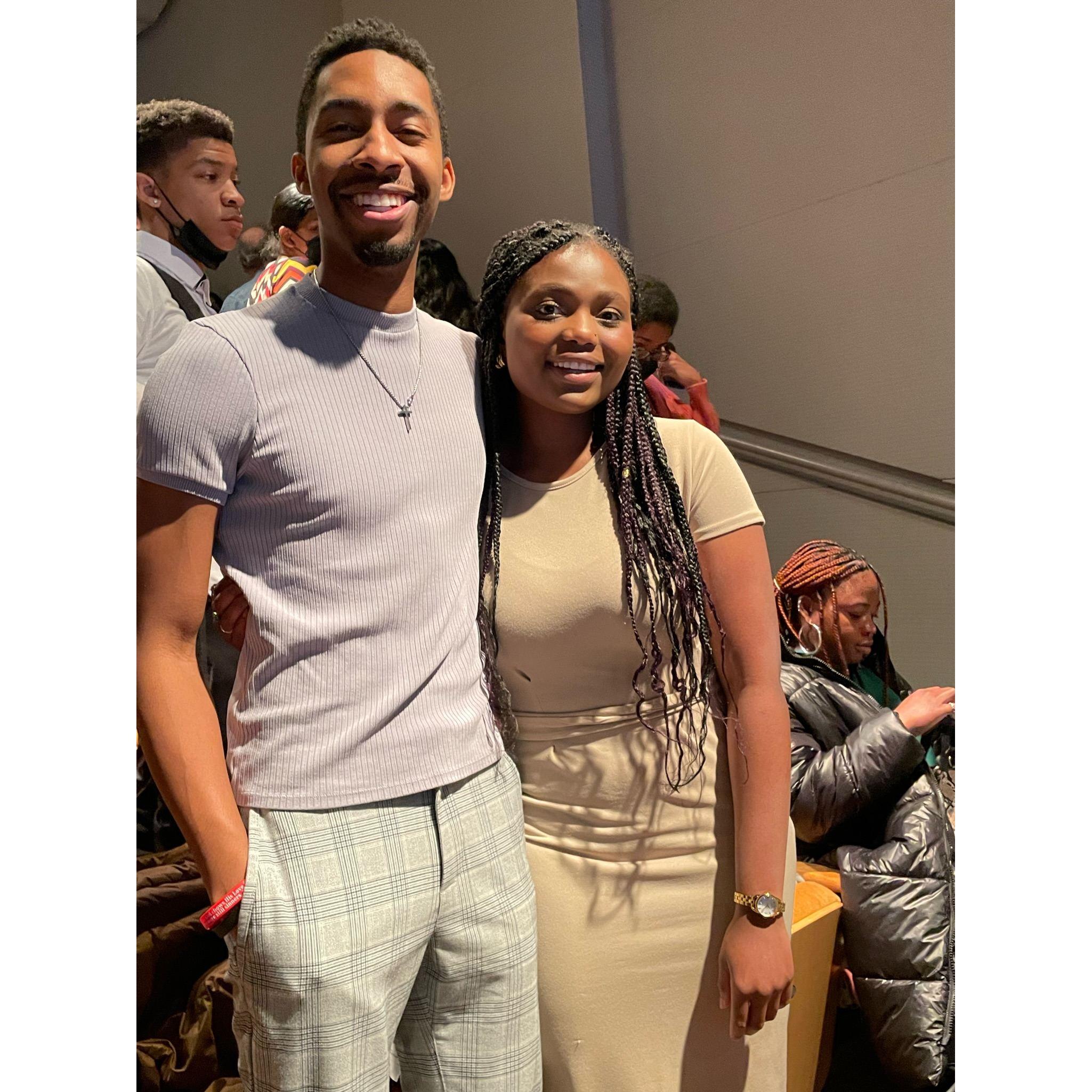 Couple first Easter congregation service