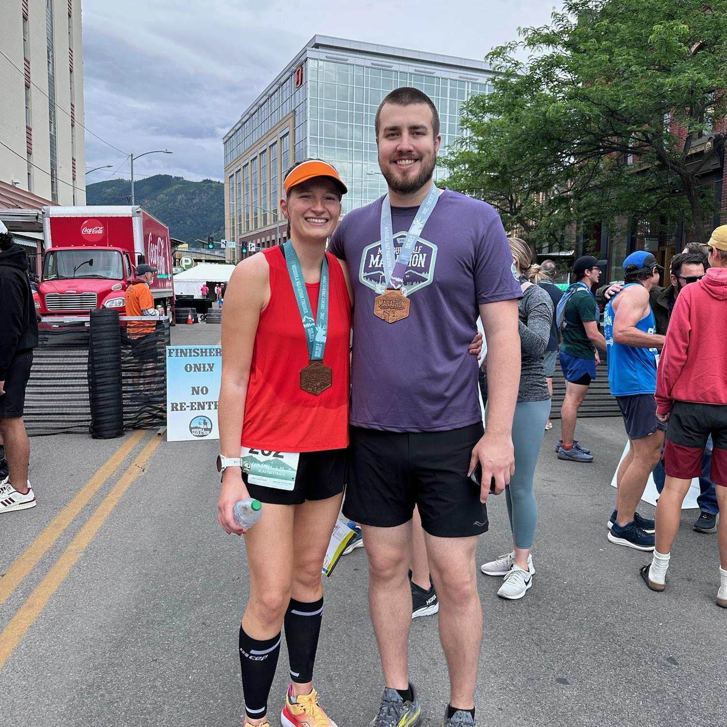 Missoula, MT: Julia’s first marathon and Ryan’s first half marathon!
