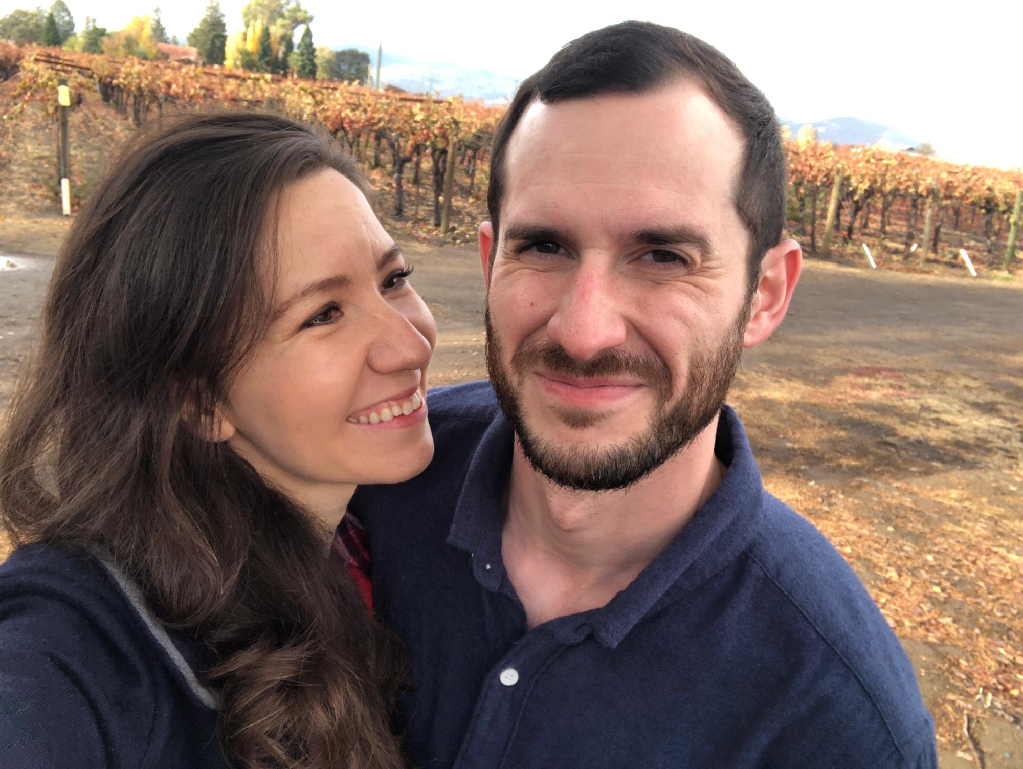 Spending Thanksgiving in Napa, Ca with the Carbajal and Losey family.