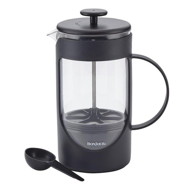 BonJour Coffee Unbreakable 40oz Plastic French Press with Lock and Toss™ Filter