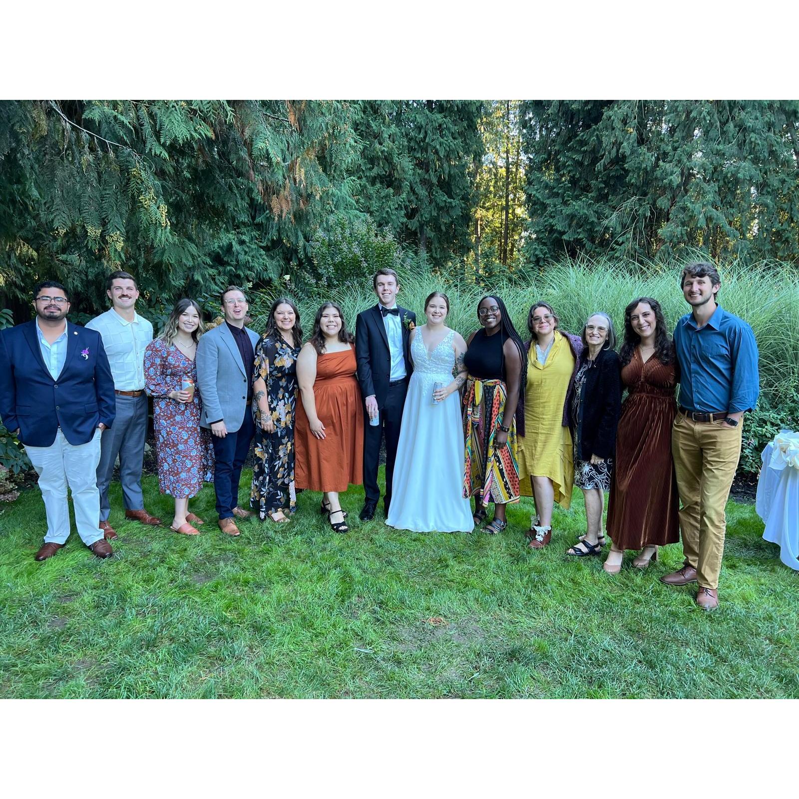 The Hunters wedding with (almost) our whole community group - October 5th, 2024!