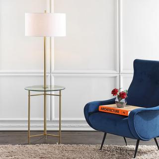 Charles Side Table and Floor Lamp