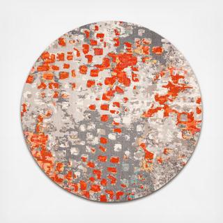 Madison Vintage Abstract Round Area Rug