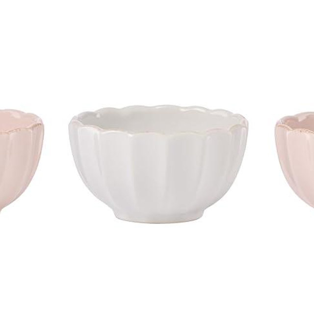 Lenox 897945 French Perle Scallop Mini Bowls, Set Of 3