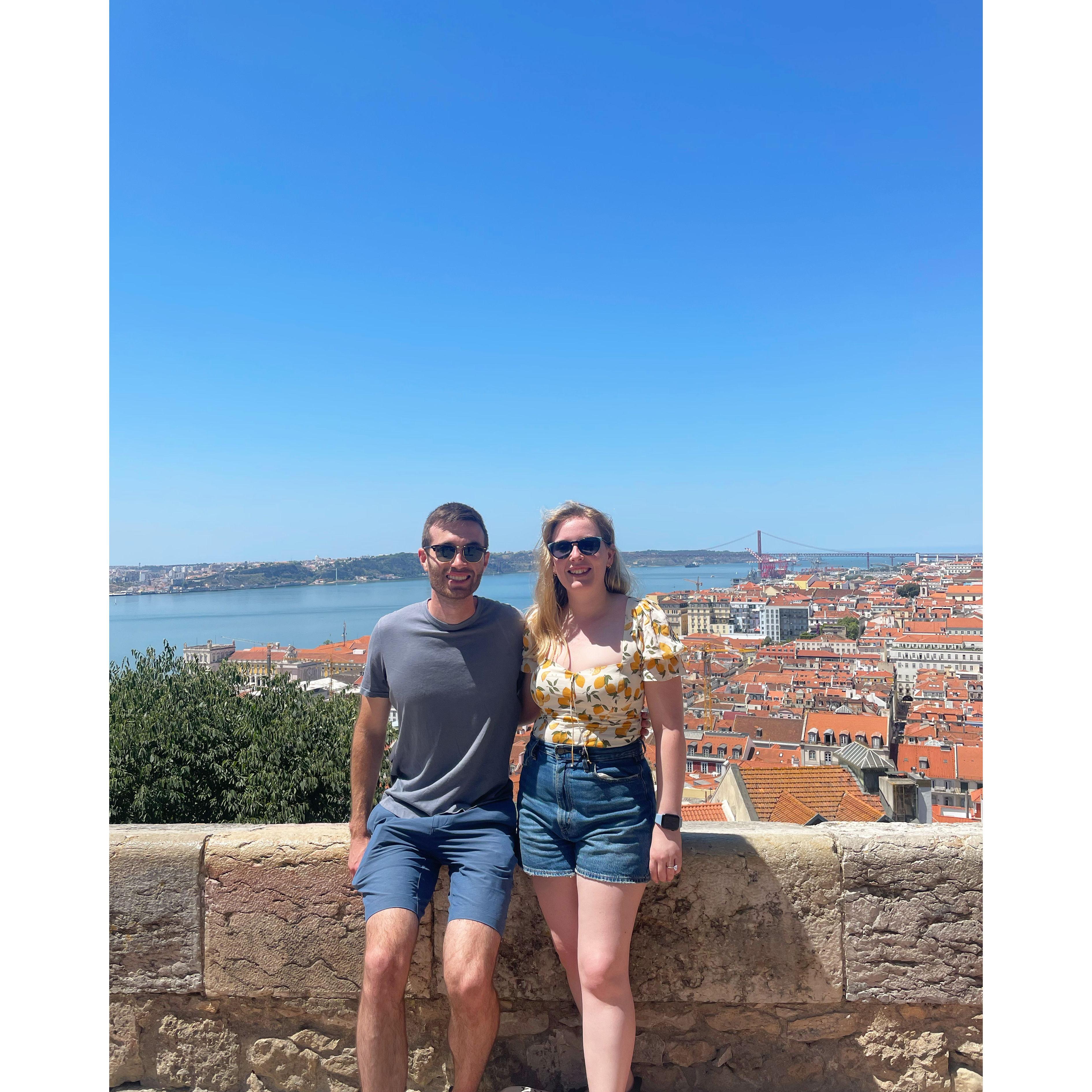 Right after we got engaged in Portugal! 
