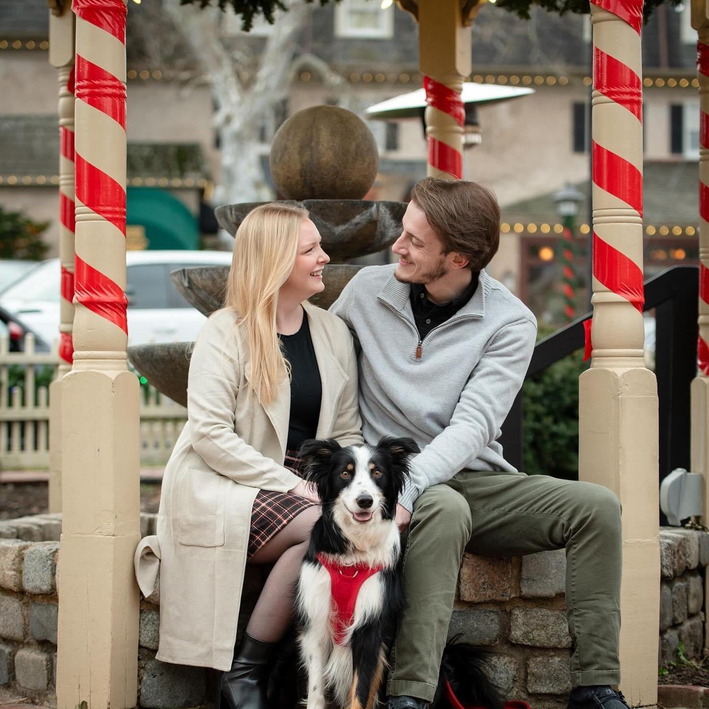 Engagement Photos at Peddler’s Village December 2024