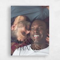 Black Wedding Thank You - Hasbrouk Photo
