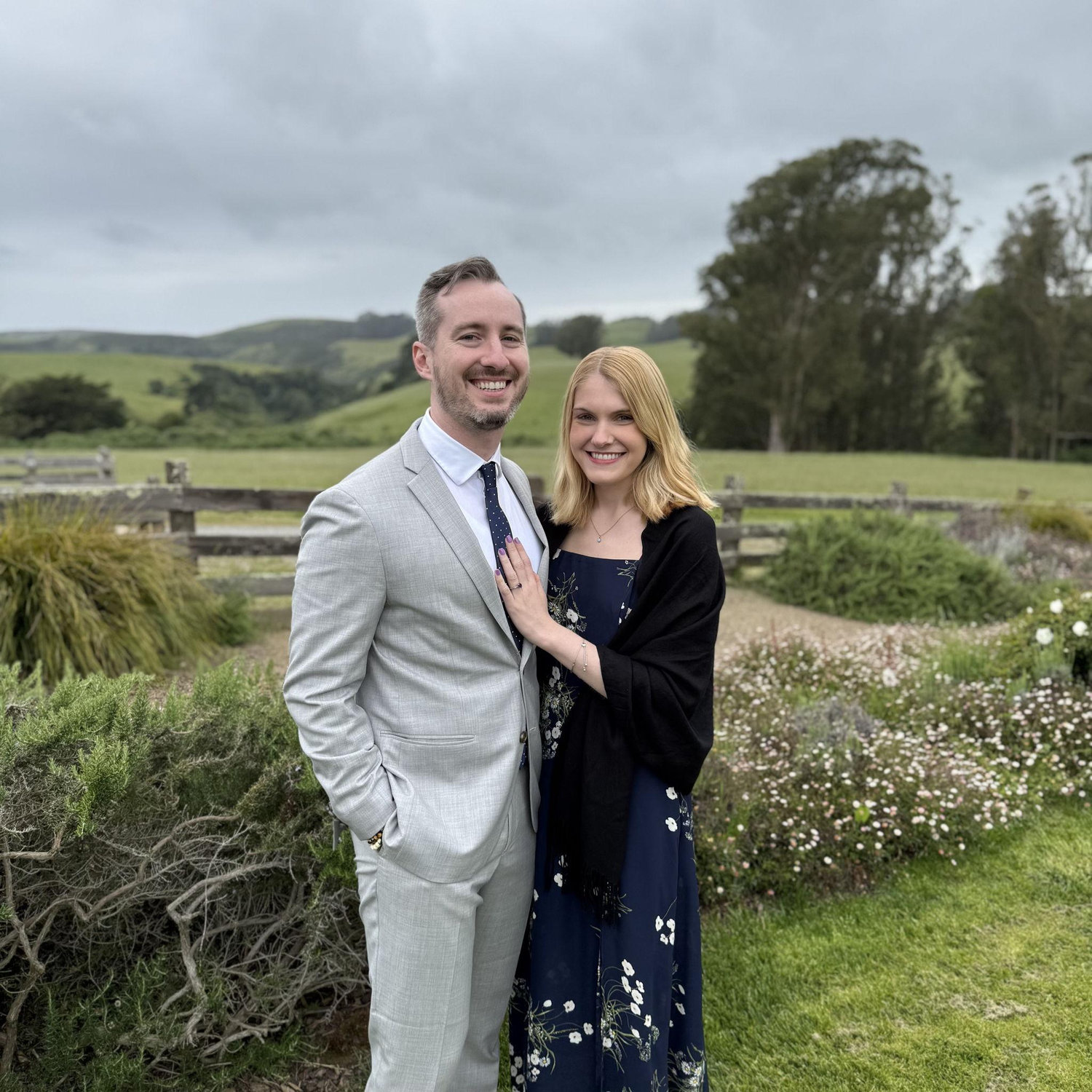 Our first wedding together!